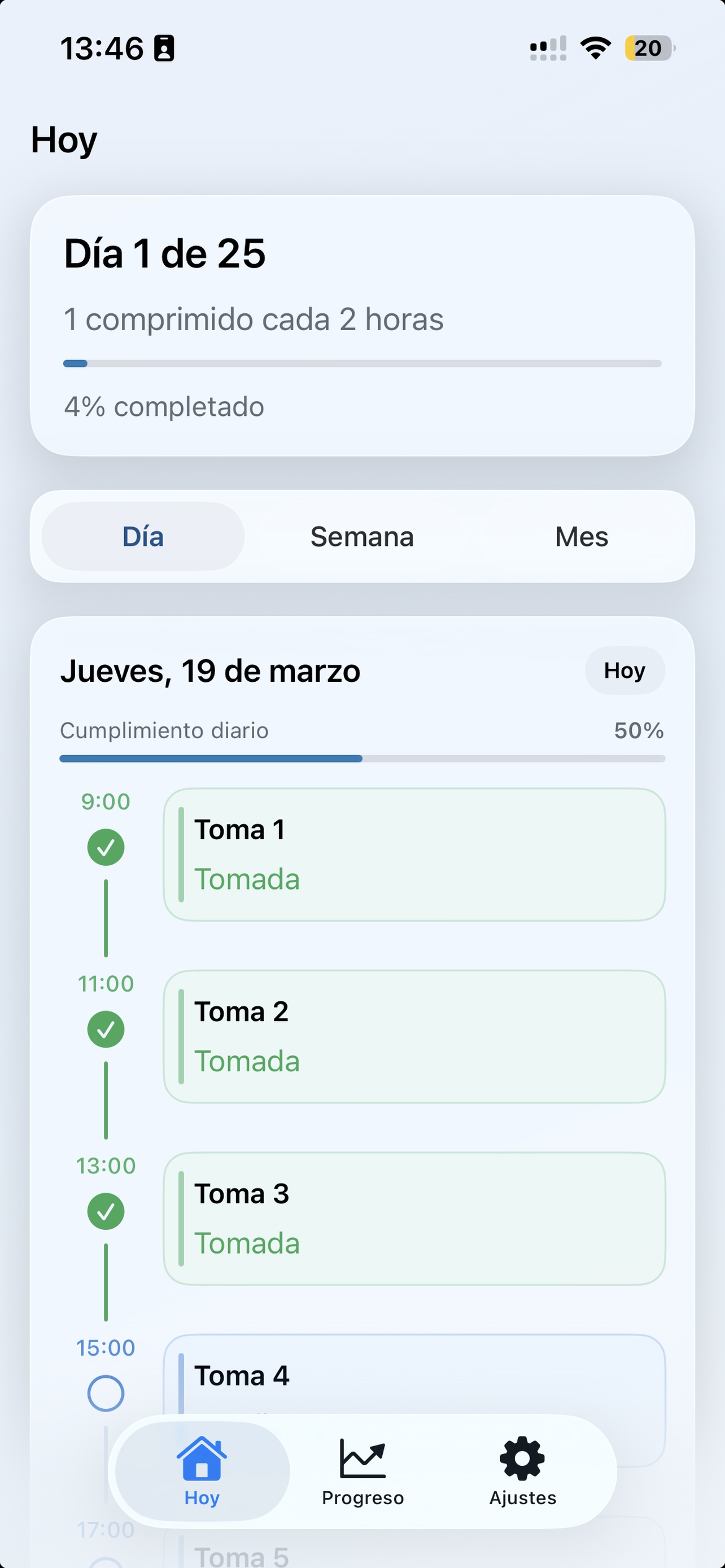 TodaciApp screenshot 2